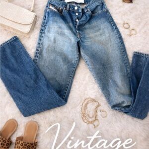 vintage diesel basic jean sz 30 button fly